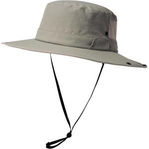 imageTOPEX LXLXXL UV50 Waterproof Wide Brim Bucket Sun Hat for Summer Fishing Hiking wDetachable Strap ampamp Vented MeshGray