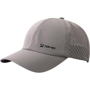 imageTOPEX Oversized XL XXL Unstructured Running Breathable Mesh Quick Dry Waterproof Cooling Sweatband Baseball Caps Mens95556dark Grey