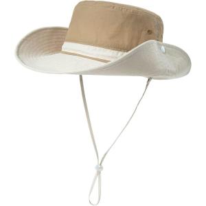 imageTOPEX Waterproof Rain XL XXL Large Size Oversized Mens Sun Hats Fishing Bucket Boonie Beach UV Protection Wide BrimTe94569khaki