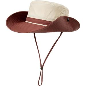 imageTOPEX Waterproof Rain XL XXL Large Size Oversized Mens Sun Hats Fishing Bucket Boonie Beach UV Protection Wide BrimTe94569red