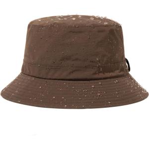 imageTOPEX XL XXL Oversized Bucket Rain Hats Summer Waterproof Golf Safari UV Protection UPF 50Te92557coffee Brown