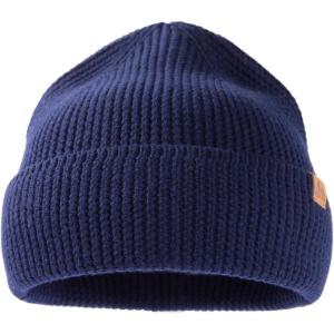 imageTOPEX XLXXL 100 Merino Wool Cuffed Beanie Hat for Men ampamp Women Warm Knitted Winter Hats 5566CMNavy