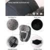 imageComhats 100 Rabbit Fur Winter Trapper Ushanka Hat Waterproof69185orange