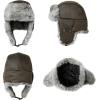 imageComhats 100 Rabbit Fur Winter Trapper Ushanka Hat Waterproof92677coffee