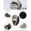 imageComhats 100 Rabbit Fur Winter Trapper Ushanka Hat Waterproof92677coffee