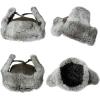 imageComhats 100 Rabbit Fur Winter Trapper Ushanka Hat Waterproof92677coffee