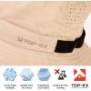 imageOversized XL XXL Mens Cooling UPF 50 Sun Hat Lightweight Foldable Wide Brim Bucket Boonie Golf Hiking FishingKhaki
