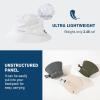 imageOversized XL XXL Mens Cooling UPF 50 Sun Hat Lightweight Foldable Wide Brim Bucket Boonie Golf Hiking FishingWhite