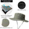 imageOversized XL XXL Waterproof Winter Bucket Fleece Lined Rain Hat Cold Weather Hiking Fishing Outdoor 5765CMDarkgrey