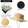imageOversized XL XXL Waterproof Winter Bucket Fleece Lined Rain Hat Cold Weather Hiking Fishing Outdoor 5765CMKhaki