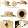 imageOversized XL XXL Waterproof Winter Bucket Fleece Lined Rain Hat Cold Weather Hiking Fishing Outdoor 5765CMKhaki