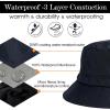 imageTOPEX Oversized XL XXL Winter Bucket Hat for Men Rain Waterproof Fleece Lined Hiking Fishing Outdoor Cold Weather94560navy Blue