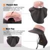 imageWomens Flap Ponytail UV 50 Packable Mesh Sun Fishing Beach Hiking Oversized XL XXL HatPink