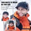 imageTOPEX Oversized XLXXL Unisex Winter Trapper Military Hat Faux Fur Earflaps Quilted Lined Baseball CapNavytwill