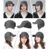 imageTOPEX Oversized XLXXL Unisex Wool Blend Winter Trapper Hat Baseball Cap Fleece Earflaps Fleece LinedGreyfleece