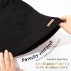imageOversize LXLXXL Merino Wool Satin Lined Slouchy Beanie Big Large Head Knit HatBlacksatin