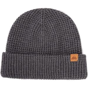 imageOversized LXLXXL Merino Wool Blend Waffle Beanie No Lined Hat Warm Skull Watch Cap WinterGreywaffle
