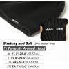 imageOversized LXLXXL DryKnit Waterproof Merino Wool Blend Beanie Fleece Lined Knit Hat for AllWeather WinterBlack