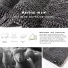imageOversized LXLXXL DryKnit Waterproof Merino Wool Blend Beanie Fleece Lined Knit Hat for AllWeather WinterBlackmelange