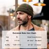 imageTOPEX Oversized LXLXXL Merino Wool Blend Short Fisheman Beanie Lightweight Warm Hat for Cold Weather WinterNavy50merino