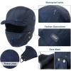 imageOversized XLXXL Waterproof Aviator Cap Faux Fur Earflap Mask Winter Trapper Hat Cold WeatherGreenmask