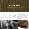 imageTOPEX LXLXXL 100 Merino Wool Beanie Oversize Fleece Lined Hat for Cold Weather Winter WarmArmy Green
