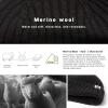 imageTOPEX LXLXXL 100 Merino Wool Beanie Oversize Fleece Lined Hat for Cold Weather Winter WarmBlack