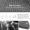 imageTOPEX LXLXXL 100 Merino Wool Beanie Oversize Fleece Lined Hat for Cold Weather Winter WarmGrey