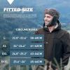 imageTOPEX Oversize Waterproof XXL XXXL Mens Pilot Earflap Aviator Winter Faux Leather Hat Hunting Trapper OutdoorsCoffee