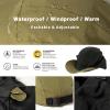 imageTOPEX Oversize XL XXL Mens Waterproof Winter Baseball Cap Fleece Earflap Trapper Hat for Cold Weather Large HeadsGreen