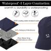 imageTOPEX Oversize XL XXL Mens Waterproof Winter Baseball Cap Fleece Earflap Trapper Hat for Cold Weather Large HeadsNavy