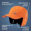 imageTOPEX Oversize XL XXL Mens Waterproof Winter Baseball Cap Fleece Earflap Trapper Hat for Cold Weather Large HeadsOrange