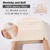 imageTOPEX PolarWool Oversized LXLXXL 100 Merino Wool Beanie Fleece Lined Cuffed Watch Fisherman CapBeige