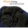 imageTOPEX PolarWool Oversized LXLXXL 100 Merino Wool Beanie Fleece Lined Cuffed Watch Fisherman CapDark Blue