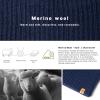 imageTOPEX PolarWool Oversized LXLXXL 100 Merino Wool Beanie Fleece Lined Cuffed Watch Fisherman CapDark Blue