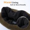 imageTOPEX PolarWool Oversized LXLXXL 100 Merino Wool Beanie Fleece Lined Cuffed Watch Fisherman CapGreen