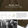 imageTOPEX PolarWool Oversized LXLXXL 100 Merino Wool Beanie Fleece Lined Cuffed Watch Fisherman CapGreen
