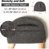 imageTOPEX PolarWool Oversized LXLXXL 100 Merino Wool Beanie Fleece Lined Cuffed Watch Fisherman CapGrey