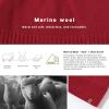 imageTOPEX PolarWool Oversized LXLXXL 100 Merino Wool Beanie Fleece Lined Cuffed Watch Fisherman CapRed
