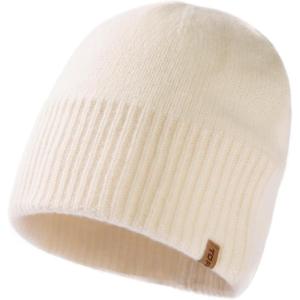 imageTOPEX PolarWool Oversized LXLXXL 100 Merino Wool Beanie Fleece Lined Cuffed Watch Fisherman CapBeige