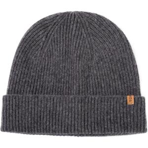 imageTOPEX Oversized Cashmere Merino Wool Unisex Skull Beanie Hat Cuffed Knit Winter CapGrey