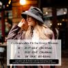 imageComhats Rain Hat for Women Waterproof Wide Brim Sun Hats for Ladies UV Protection Summer Bucket Hats Beach Packable 5562CM737grey
