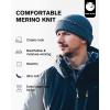 imageOversize LXLXXL Merino Wool Blend Short Fisheman Beanie Lightweight Warm Hat for Cold Weather WinterGreen