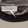 imageOversized XL XXL Mens UV 50 Waterproof Packable Mesh Neck Flap Sun Fishing Hat Bucket Bonnie HikingGreyflap