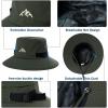 imageTOPEX LXLXXL UV50 Waterproof Bucket Sun Hat for Fishing Golf Hiking AllWeather Outdoor Rain Hat Stiff Brim94573army Green