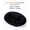 imageTOPEX MLXLXXL Beanies Hats Men Women Winter 100 Merino Wool Double LayerBlack2 Layer