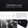imageTOPEX MLXLXXL Beanies Hats Men Women Winter 100 Merino Wool Double LayerBlackfleece Lined