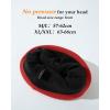 imageTOPEX MLXLXXL Beanies Hats Men Women Winter 100 Merino Wool Double LayerRedfleece Lined