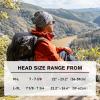imageTOPEX Oversized L XL 50 Merino Wool Fleece Lined Big Head Winter Mens Beanie Hats Warm95565orange