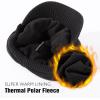 imageTOPEX Waterproof Merino Wool Visor Beanie Winter Hat with Brim for Men Women Knit Cap Bill Beanies Stocking Fleece Lined Cold Weather Protection Outdoor Black XL XXL Extra Large Big Head Oversize